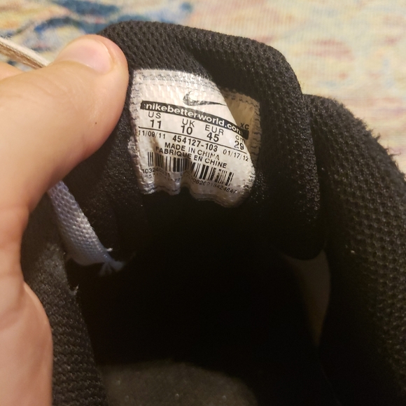 Nike Air Zoom Breathe 2k11 Fit Frame Ortholite Size 11 Shoes Sneakers - Picture 6 of 6